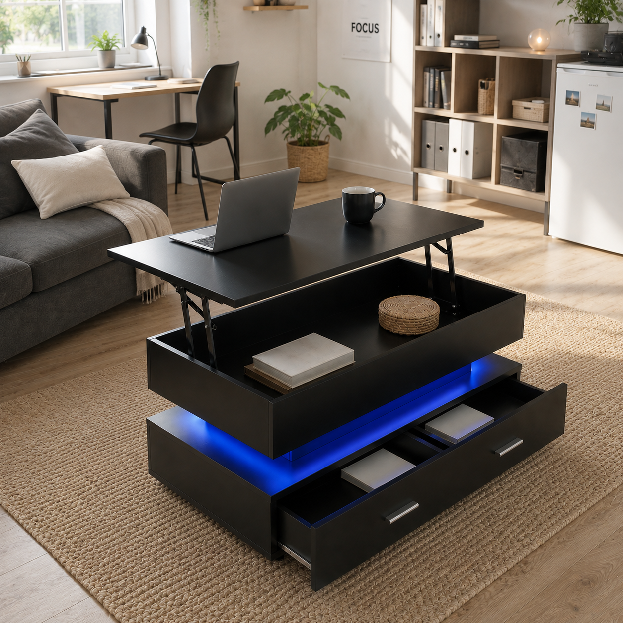 table basse led