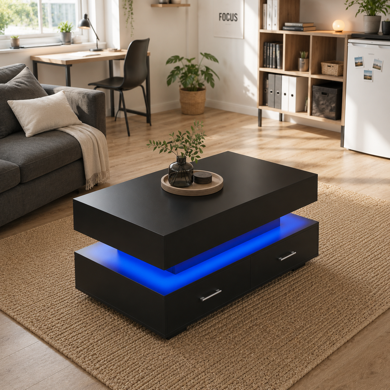 table basse led