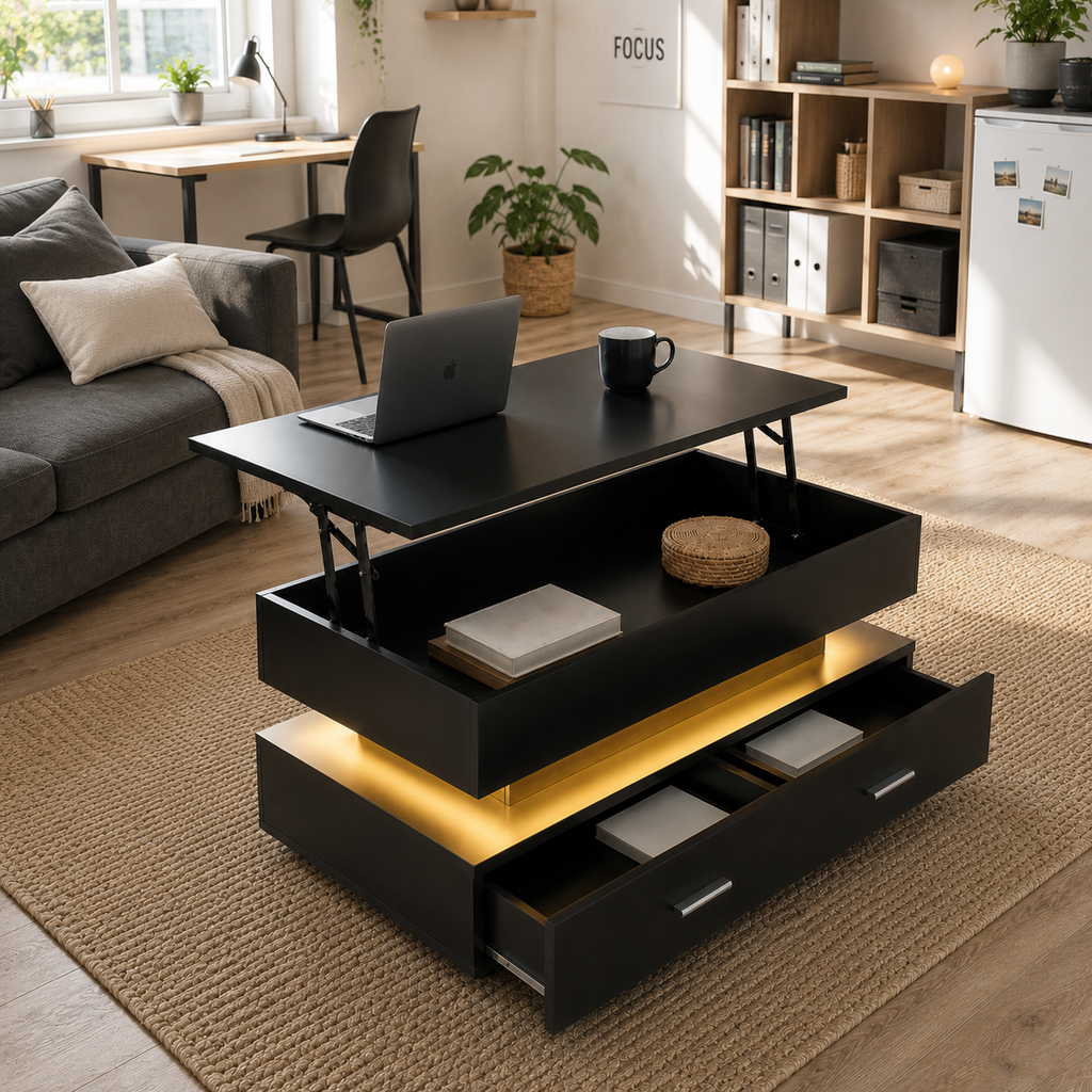 table basse led