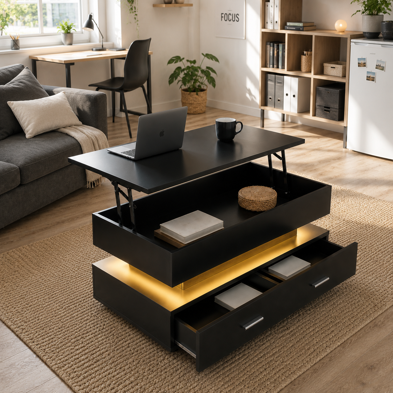 table basse led