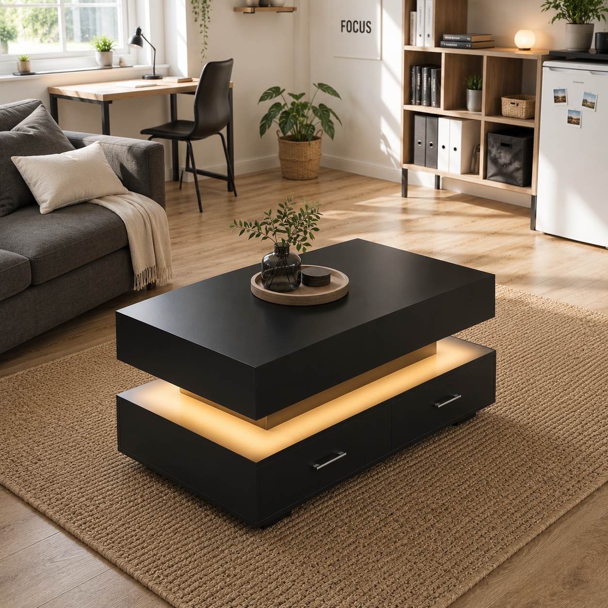 table basse led