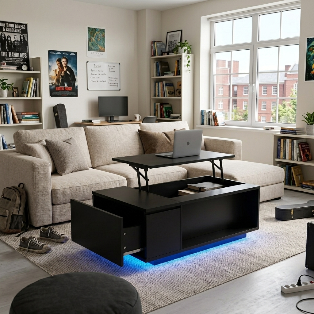 table basse relevable moderne