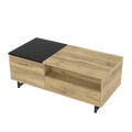 table basse bois led
