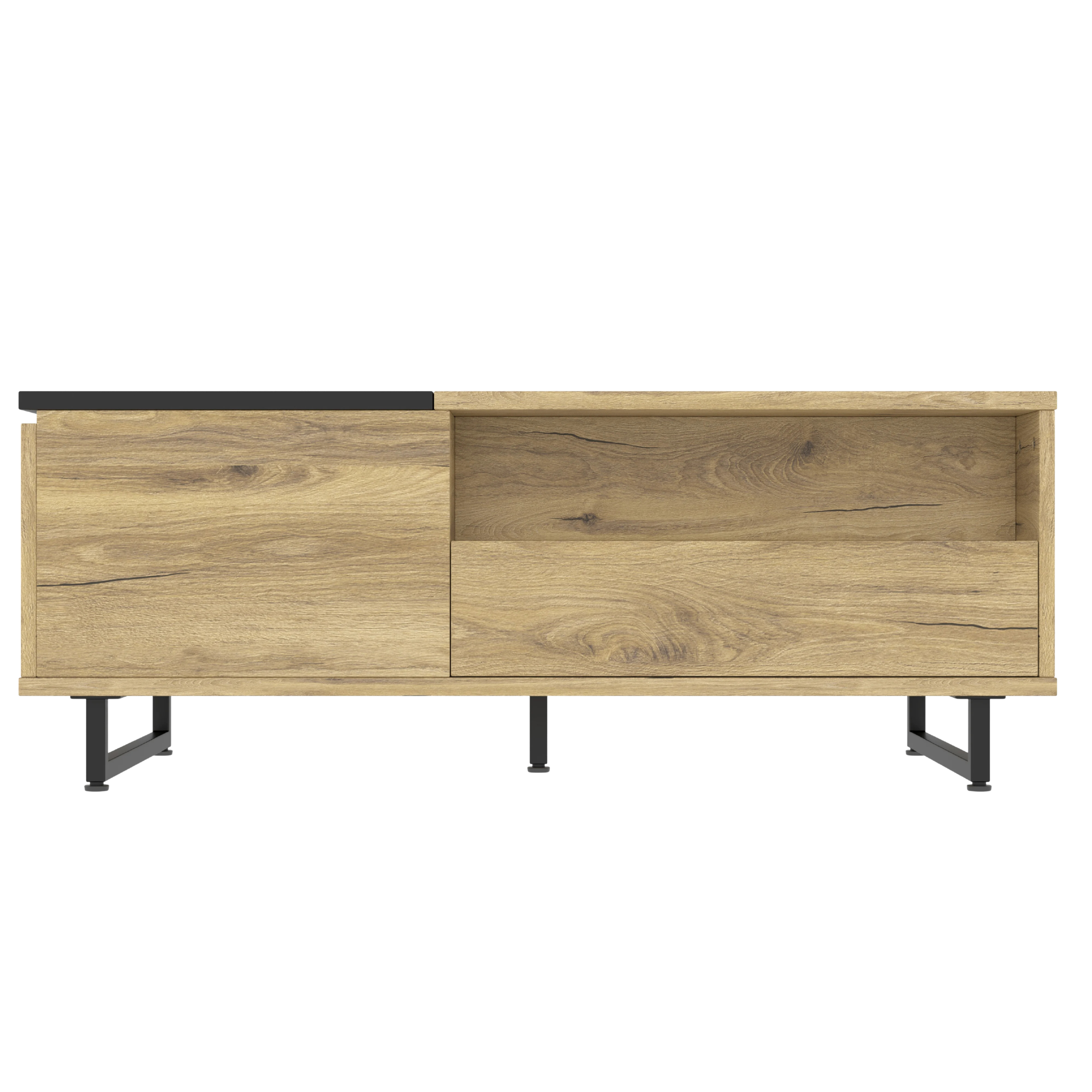 table basse bois led